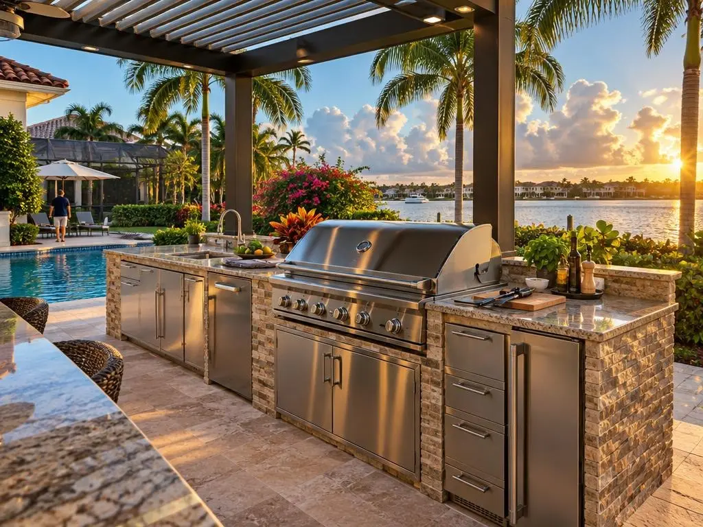 Outdoor Kitchen Cabinets in West Palm Beach, FL